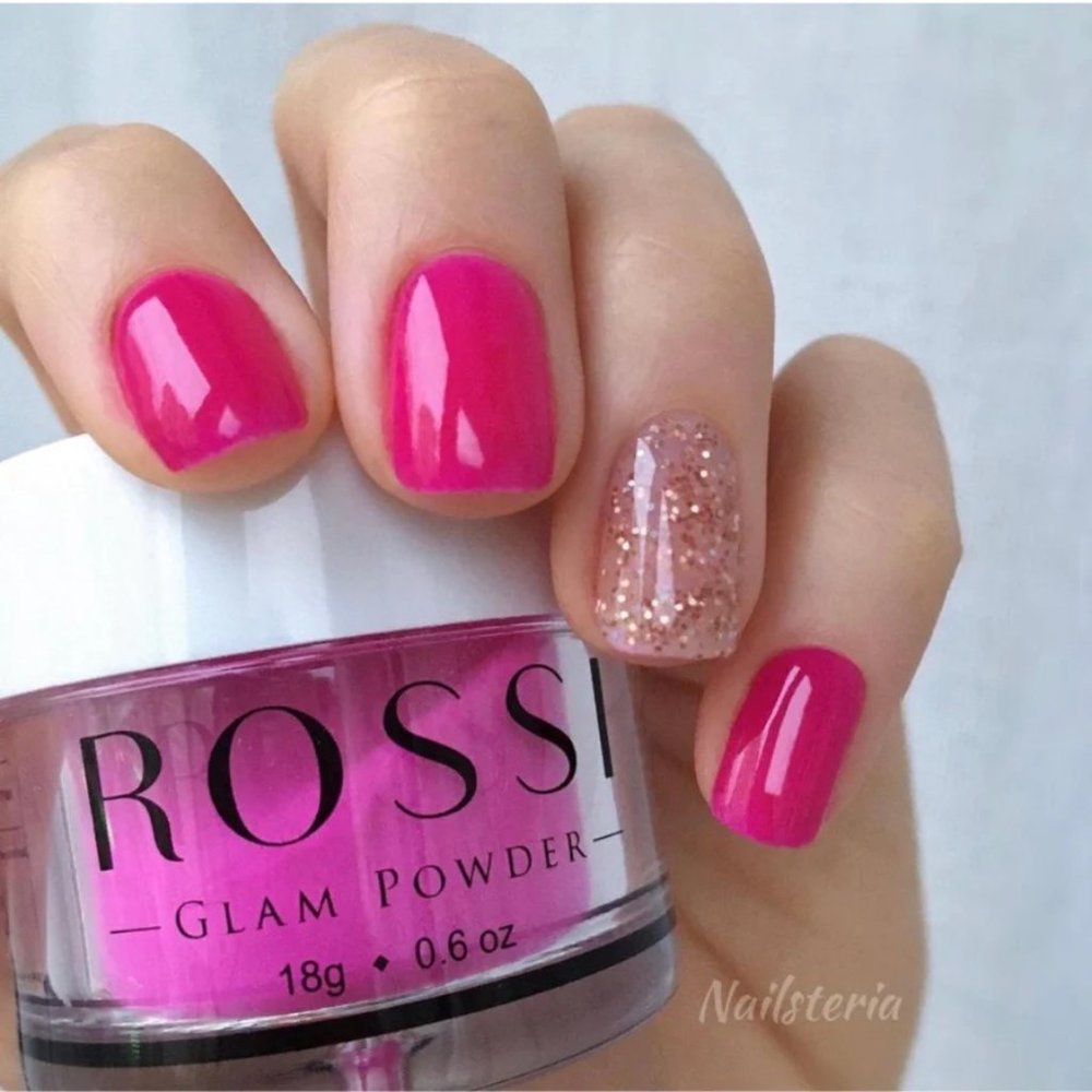 Rossi Nail Dip | All The Single Ladies Pink/Purple Dip Powder - Picture 2 of 9